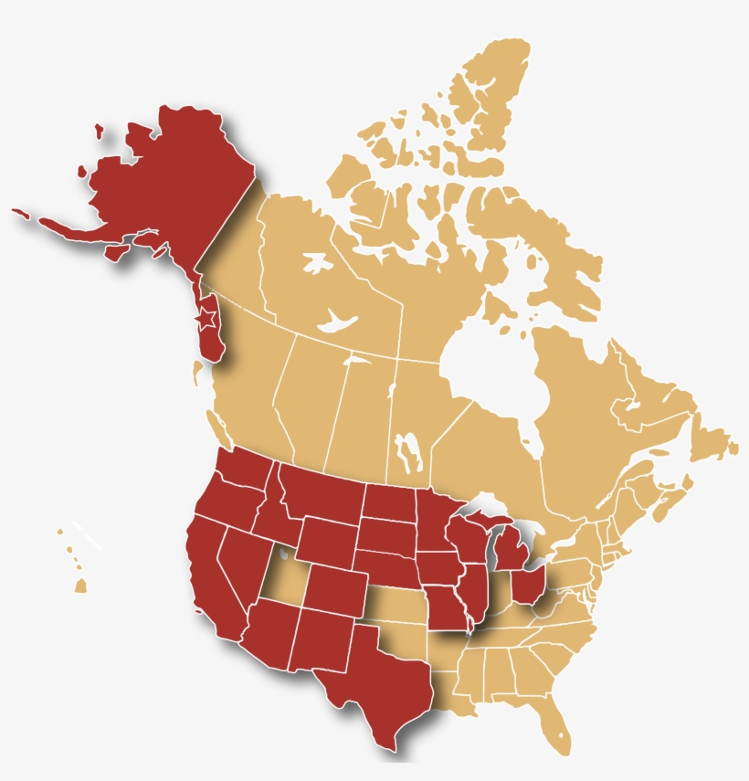 Find Our Beer - Us States And Provinces Map, transparent png download