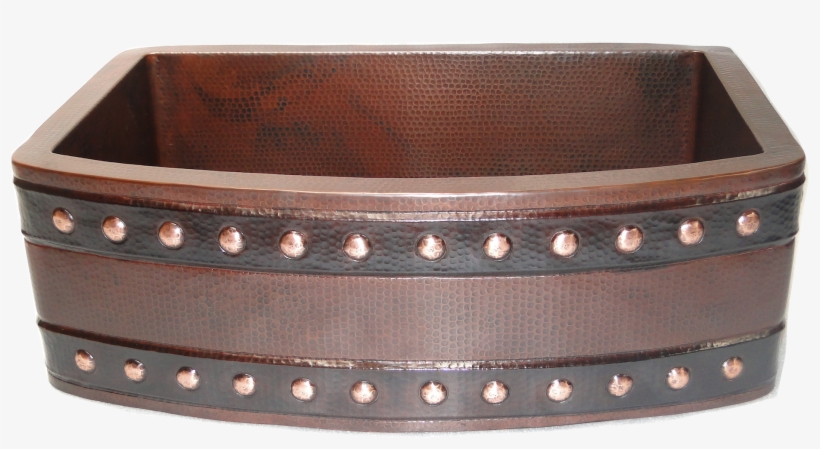 Copper Kitchen Sink With Barrel Strap Design - Belt, transparent png download