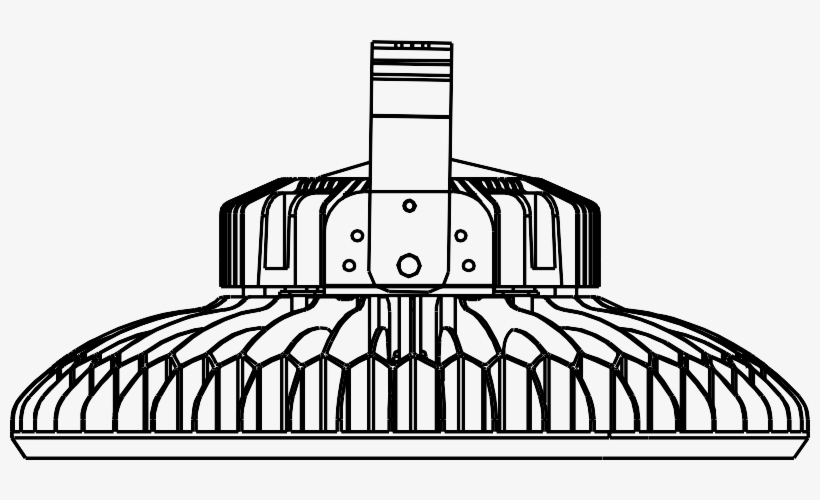 1 Ceiling Or Wall Mounted - Line Art, transparent png download