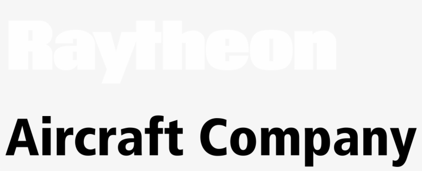 Raytheon Aircraft Company Logo Black And White - Parallel, transparent png download