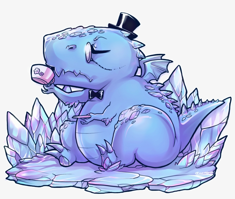 A Very Gentle Dragon By Lunareth For Lordpanther - Cartoon, transparent png download