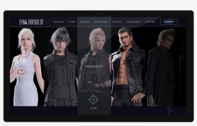Ffxv Mockup 3 V1 - Smartphone, transparent png download