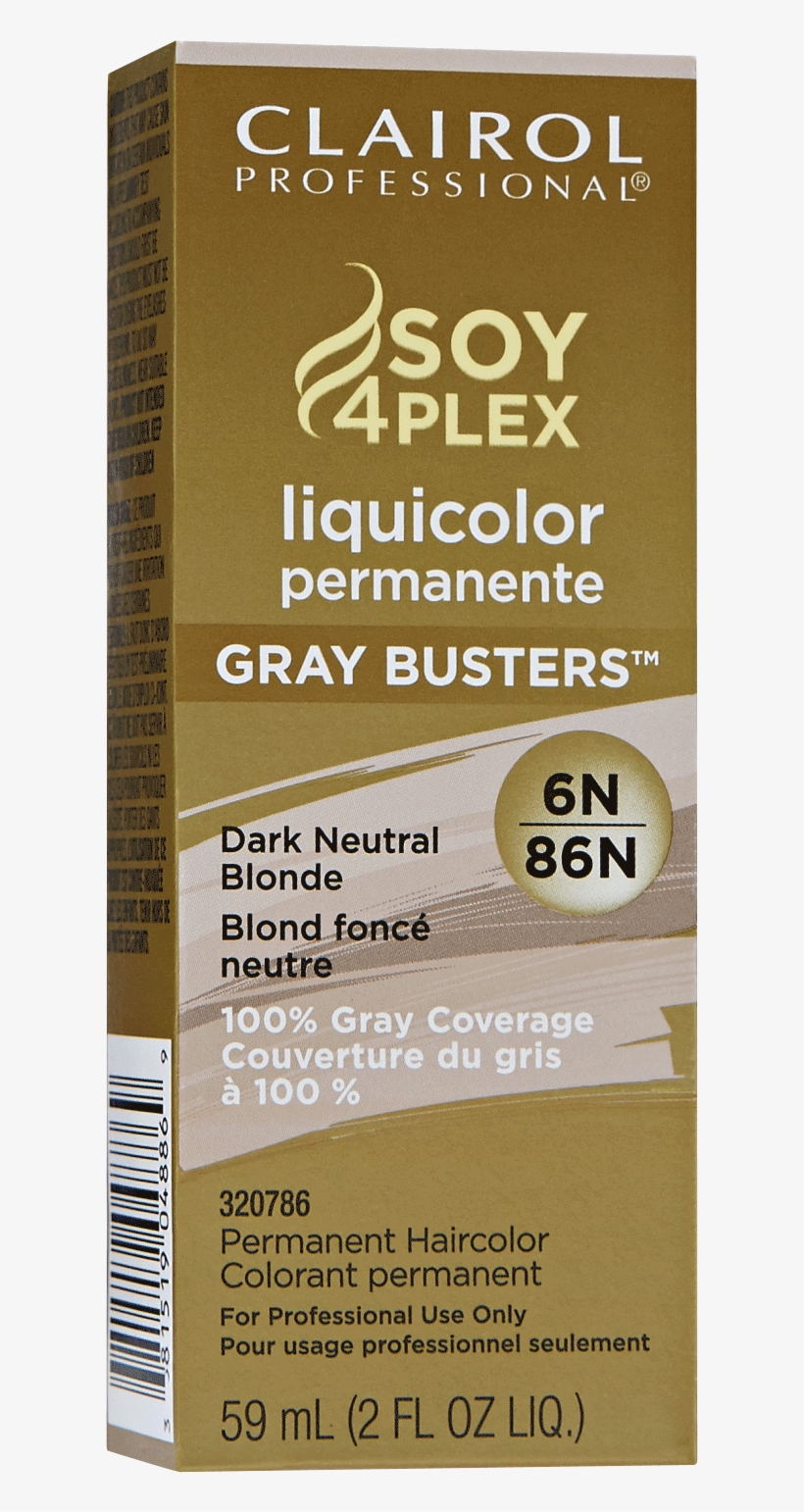Clairol Professional 6n/86n Dark Neutral Blonde Liquicolor - Clairol Soy4plex Dark Blonde, transparent png download