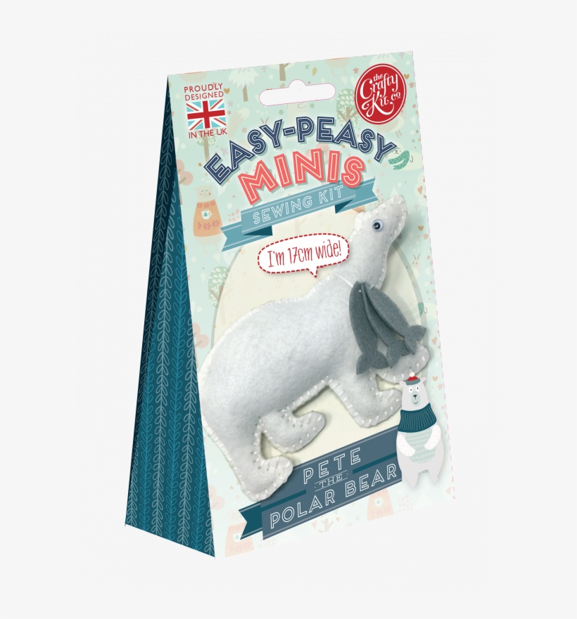 Pete The Polar Bear Kids Easy Peasy Sewing Kit - Sewing, transparent png download