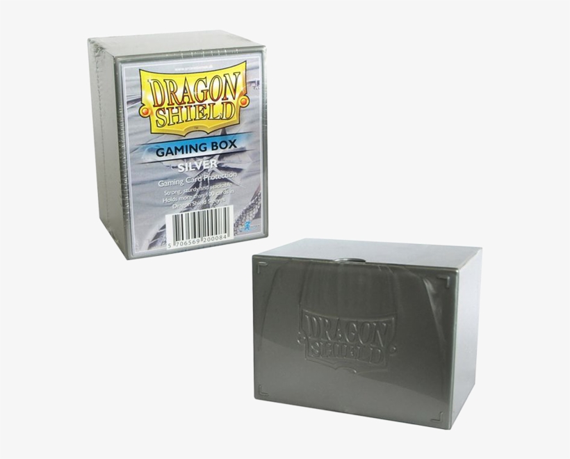 Deckbox Dragon Shield Gaming Box Silver - Dragon Shield Deck Box, transparent png download