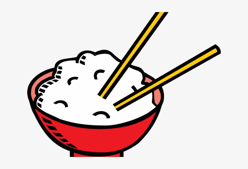 Chinese Food Clipart Chinese Hat - Fried Rice Clip Art, transparent png download