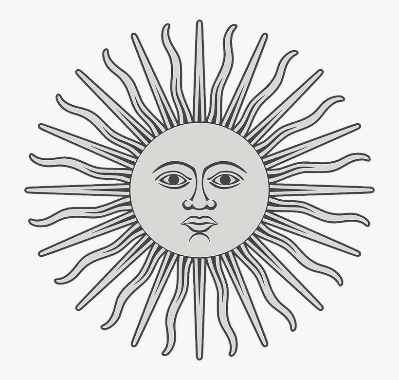 Discover Your Cosmology According To Ancient Wisdom - Flag Of Argentina Sun, transparent png download