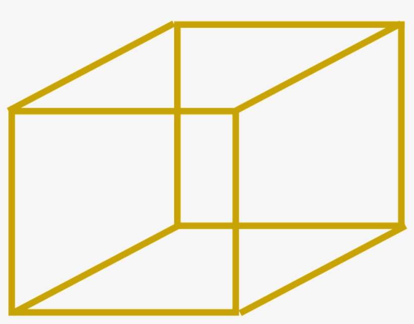 3d Necker Cube Color Png, transparent png download