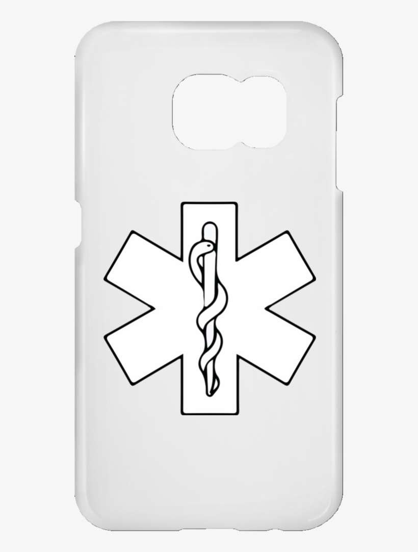 Star Of Life White Samsung Galaxy S7 Phone Case - Cross, transparent png download