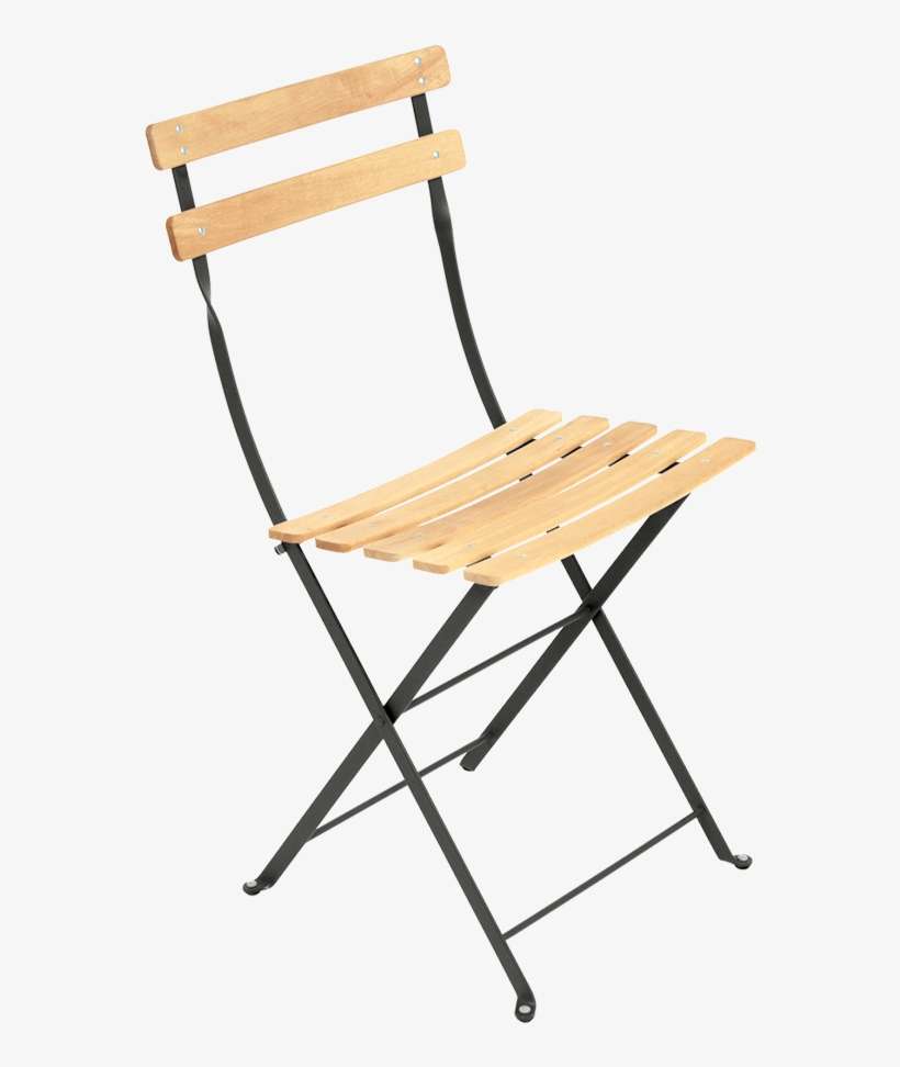 Bistro Folding Chair Beechwood - Metal And Wood Folding Chairs Uk, transparent png download