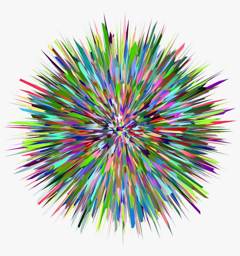 Shine Color Ball Burst Explosion Freetoedit - Graphic Design, transparent png download