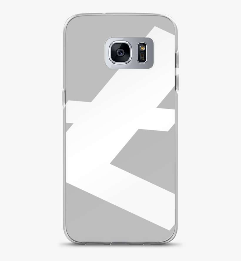 Litecoin / Ltc Cw Samsung Case Samsung Galaxy S7 Edge - Mobile Phone Case, transparent png download