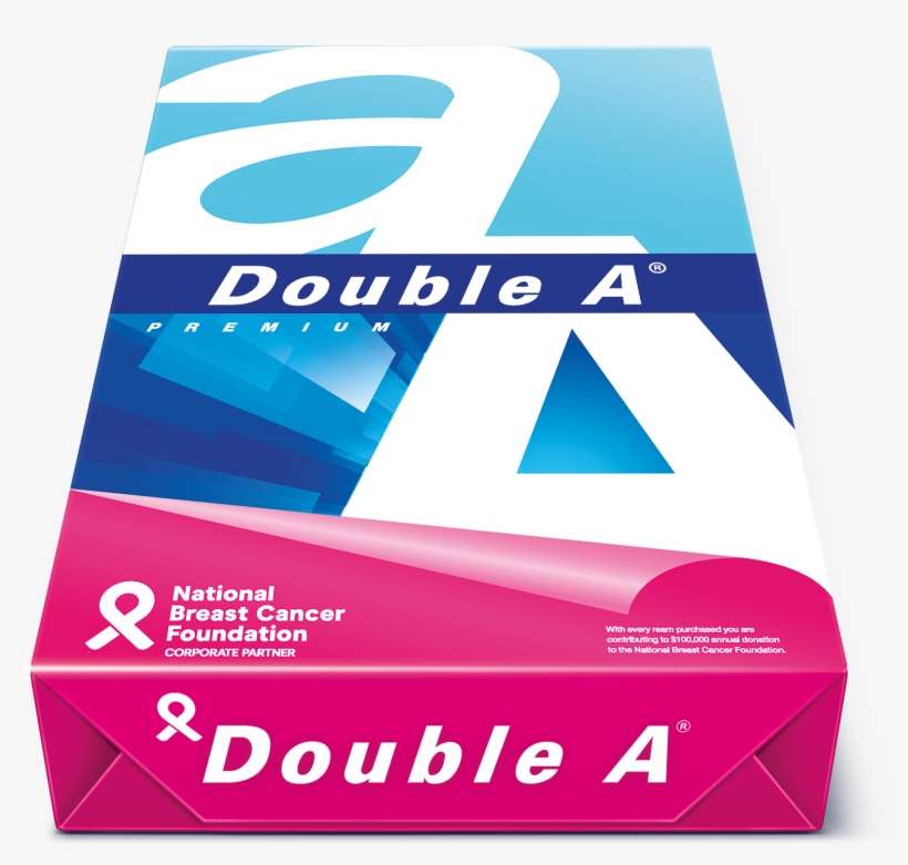Doublea Laydown Pinkrb Lowres - Double A A5 Paper, transparent png download