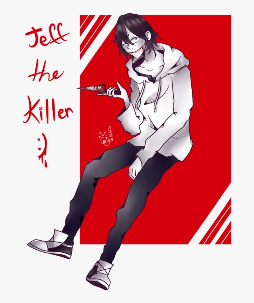 Jeff The Killer[speed Paint] By Theprince1224 - Illustration, transparent png download