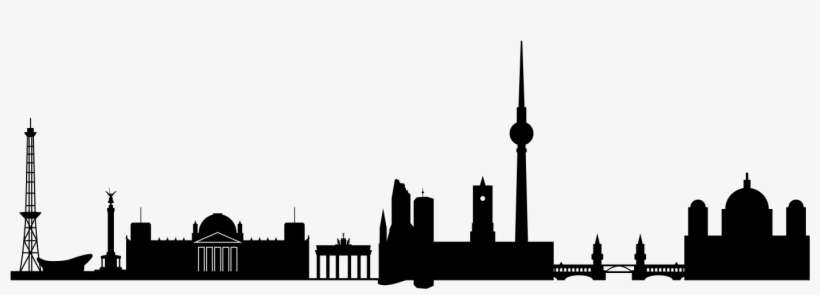 File - Silhouette Berlin - Svg - Berlin Skyline Png, transparent png download