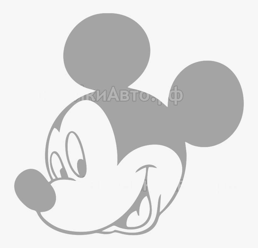 Mickey Silhouette With Sunglasses - Mickey Mouse Icon Png, transparent png download