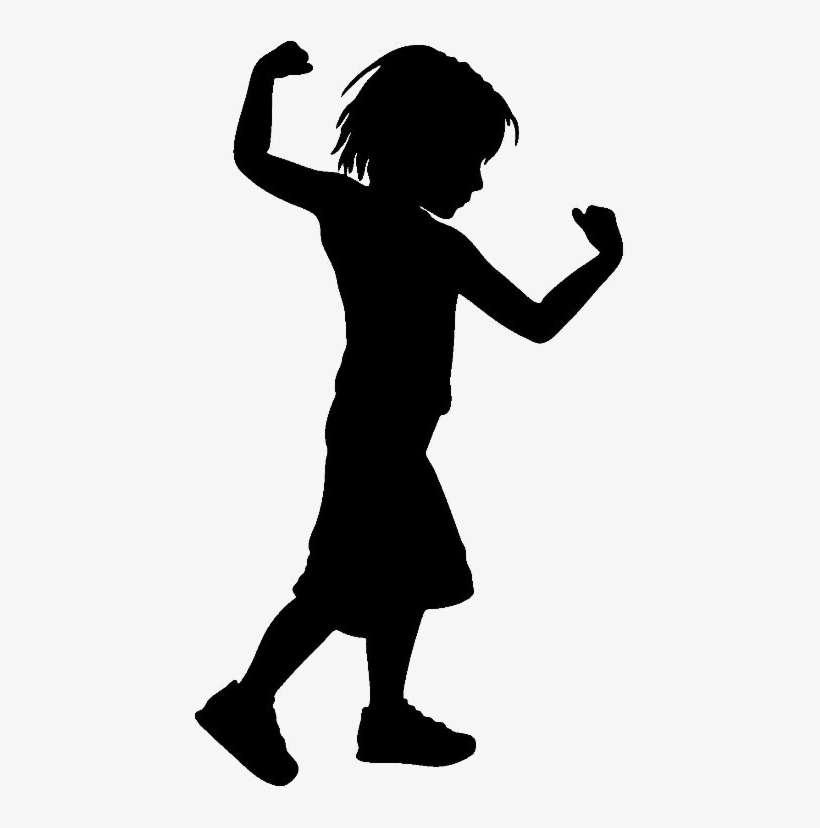 Boy Free Clipart Images, Art Clipart, Inspiration For - Kid Silhouette Clip Art, transparent png download