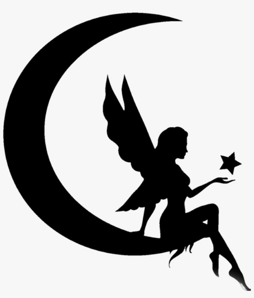 Download Silhouette Sticker Fairy Silhouette Png Image Transparent Png Free Download On Seekpng