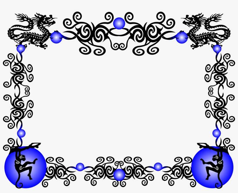 Big Image - Dragon Borders, transparent png download
