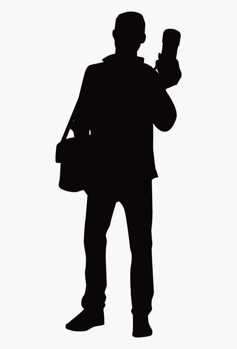 Photographer Silhouette - Silhouette, transparent png download