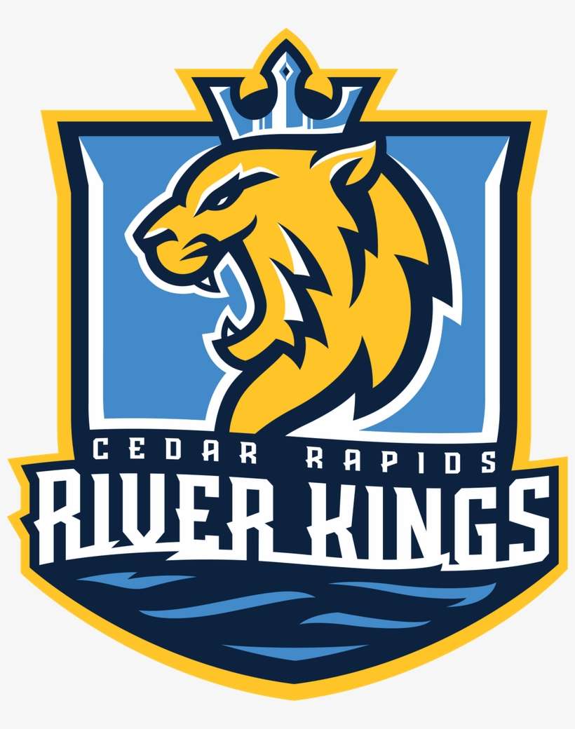 Use Of River Kings Team Logos, However, The Organization - Cedar Rapids River Kings, transparent png download