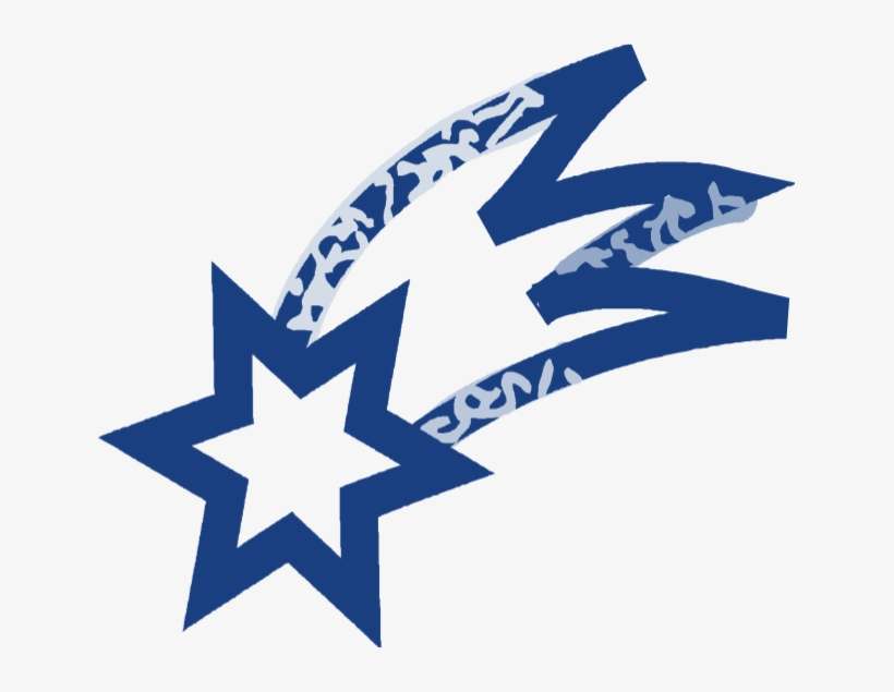 Clip Arts Related To - Shooting Star Clip Art Blue, transparent png download