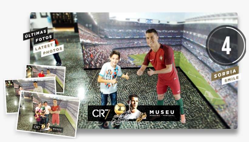 Cr7 Augmented Reality Experience - Cr7 Museum, transparent png download