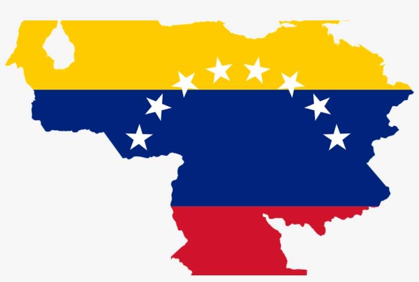 The Strange Case Of General Motors In Venezuela - Venezuela Country Outline With Flag, transparent png download