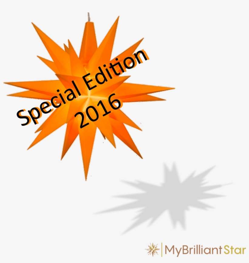 Original Herrnhut Plastic Star, Orange , ~ 13 Cm / - Illustration, transparent png download