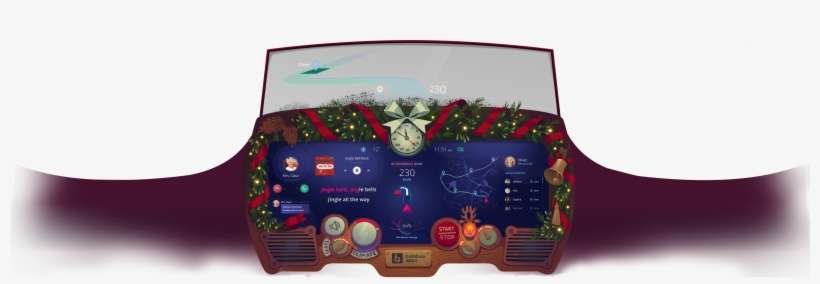 Special Santa Sleigh Hmi Ux/ux Design Project - Box, transparent png download