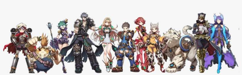 View Samegoogleiqdbsaucenao Xenoblade2 , - Xenoblade Chronicles 2 Characters, transparent png download