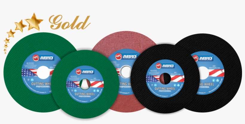 Aipl Abro Gold Cut Off Wheels Are Premium High Speed - Wheel, transparent png download