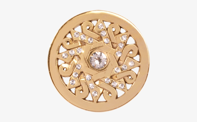 Nikki Lissoni Moroccan Dream Small Gold Plated Coin - Circle, transparent png download