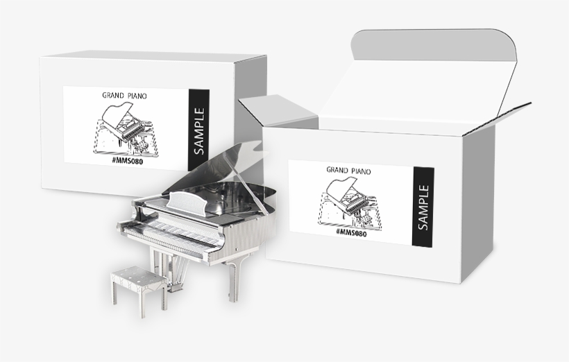 Product Tags - Metal Earth - Grand Piano, transparent png download