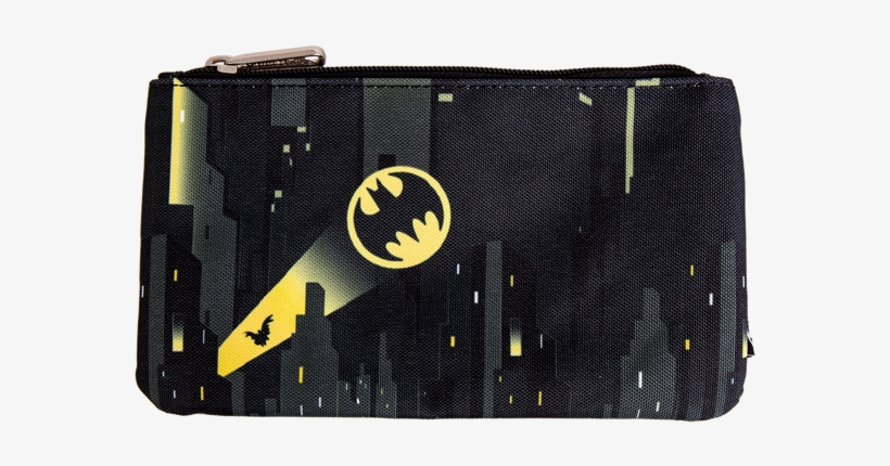 Batman Bat Signal All-over Print Loungefly Pencil Case - Batman, transparent png download