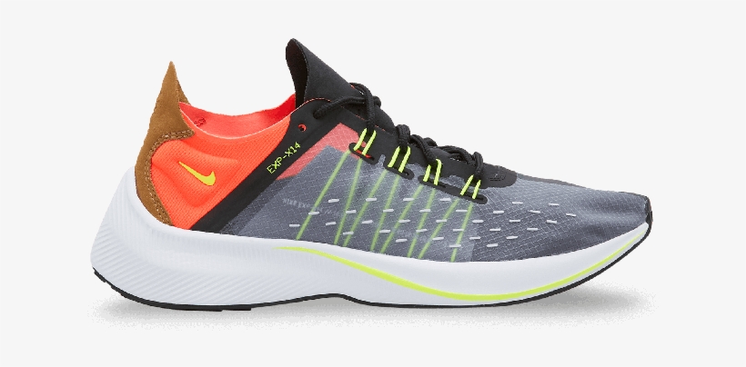 Gray Exp-14 Trainers - Skate Shoe, transparent png download