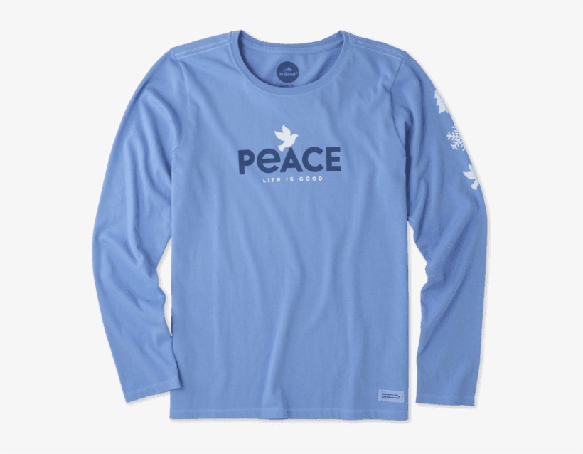 Women's Peace Dove - Long-sleeved T-shirt, transparent png download
