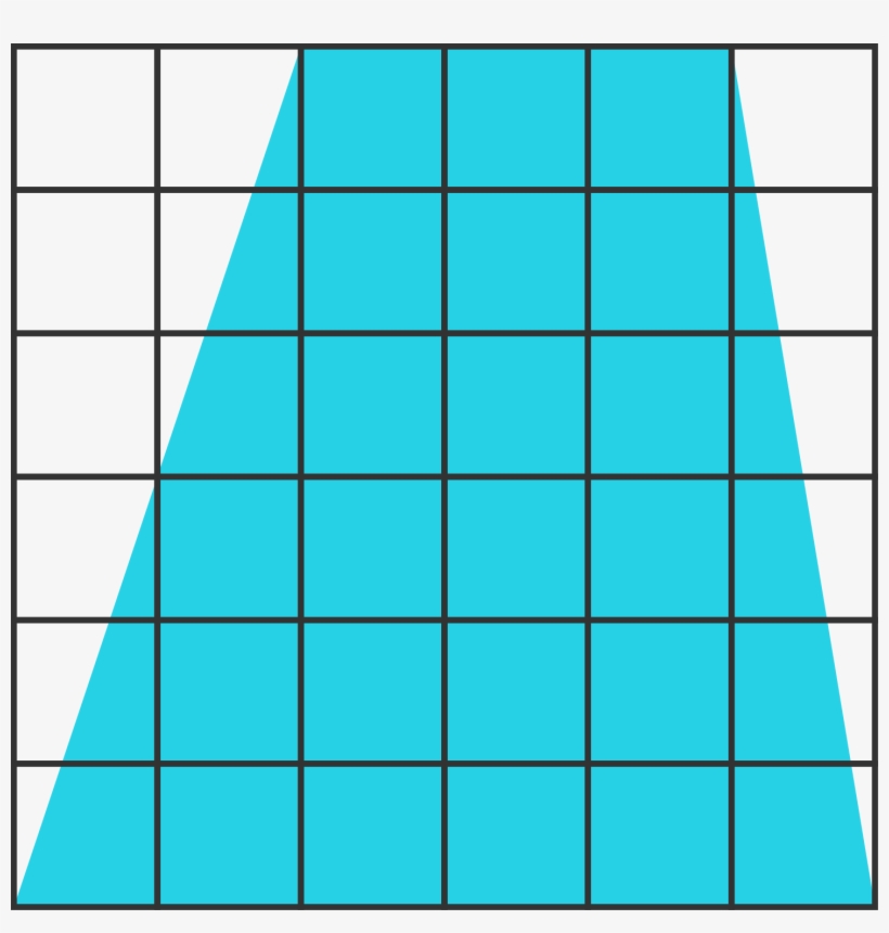 If Each Square Has A Side Length Of 1, What Is The - Cross, transparent png download