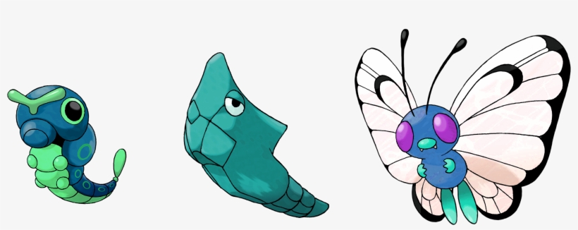 How I Would Make Shinies - Pokemon Butterfree, transparent png download