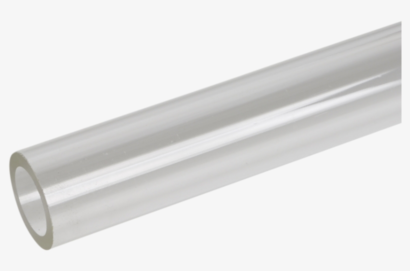 Clip Black And White Acrylic Extruded Clear Tube Like - Steel Casing Pipe, transparent png download