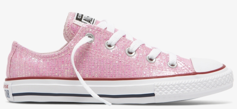 Chuck Taylor All Star Sparkle Junior Low Top Pink Foam - Converse High Top Rosa, transparent png download
