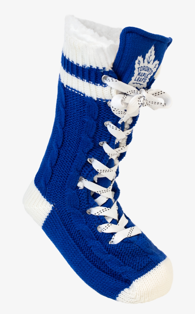 Toronto Maple Leafs Nhl Slipper Skates - Toronto Maple Leafs Slipper Socks, transparent png download