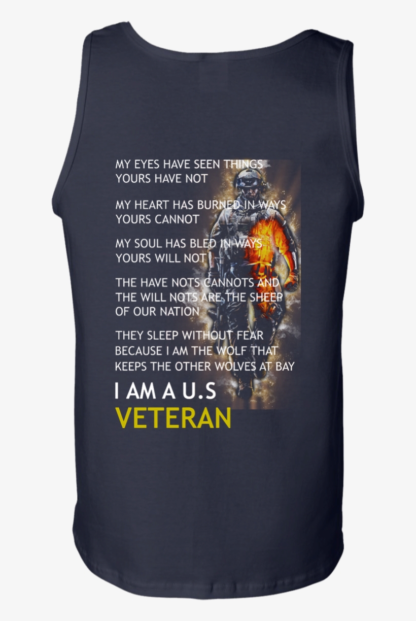 My Eyes Have Seen Things Yours Have Not I Am A Us Veteran - Skull, transparent png download