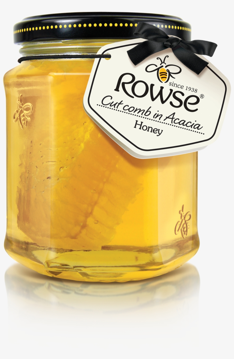 Acacia Gift 340g Jar Acacia Honey, Honey Logo, Honey - Rowse Cut Comb In Acacia Honey, transparent png download