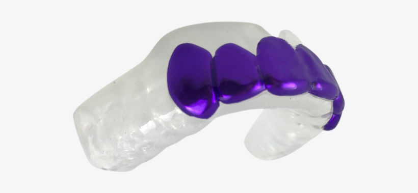 Purple Grillz Mouthguard - Titanium Ring, transparent png download