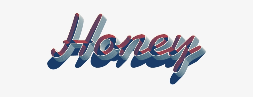 Free Png Download Honey 3d Letter Png Name Png Images - Calligraphy, transparent png download