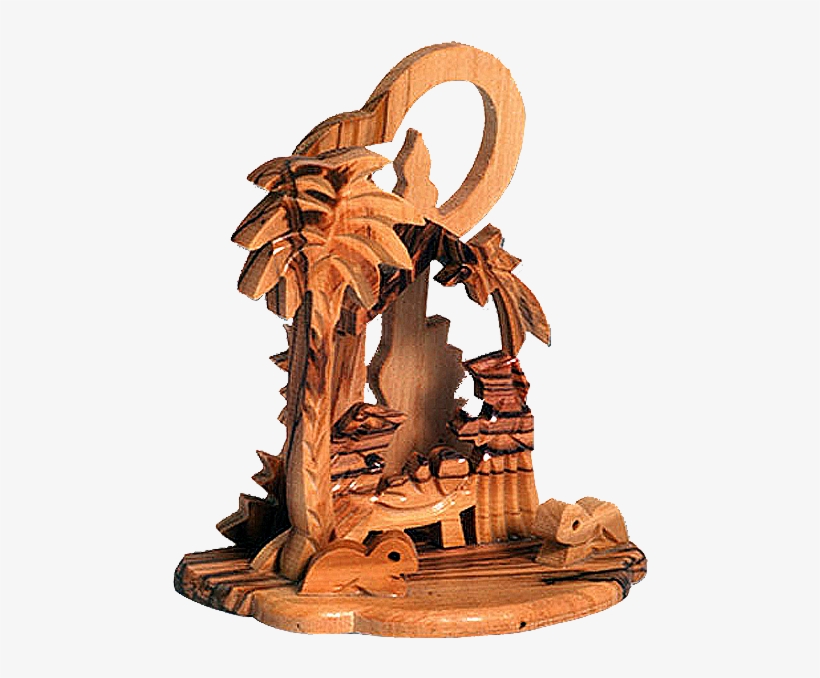 Nativity Scene Christmas Ornament - Carving, transparent png download
