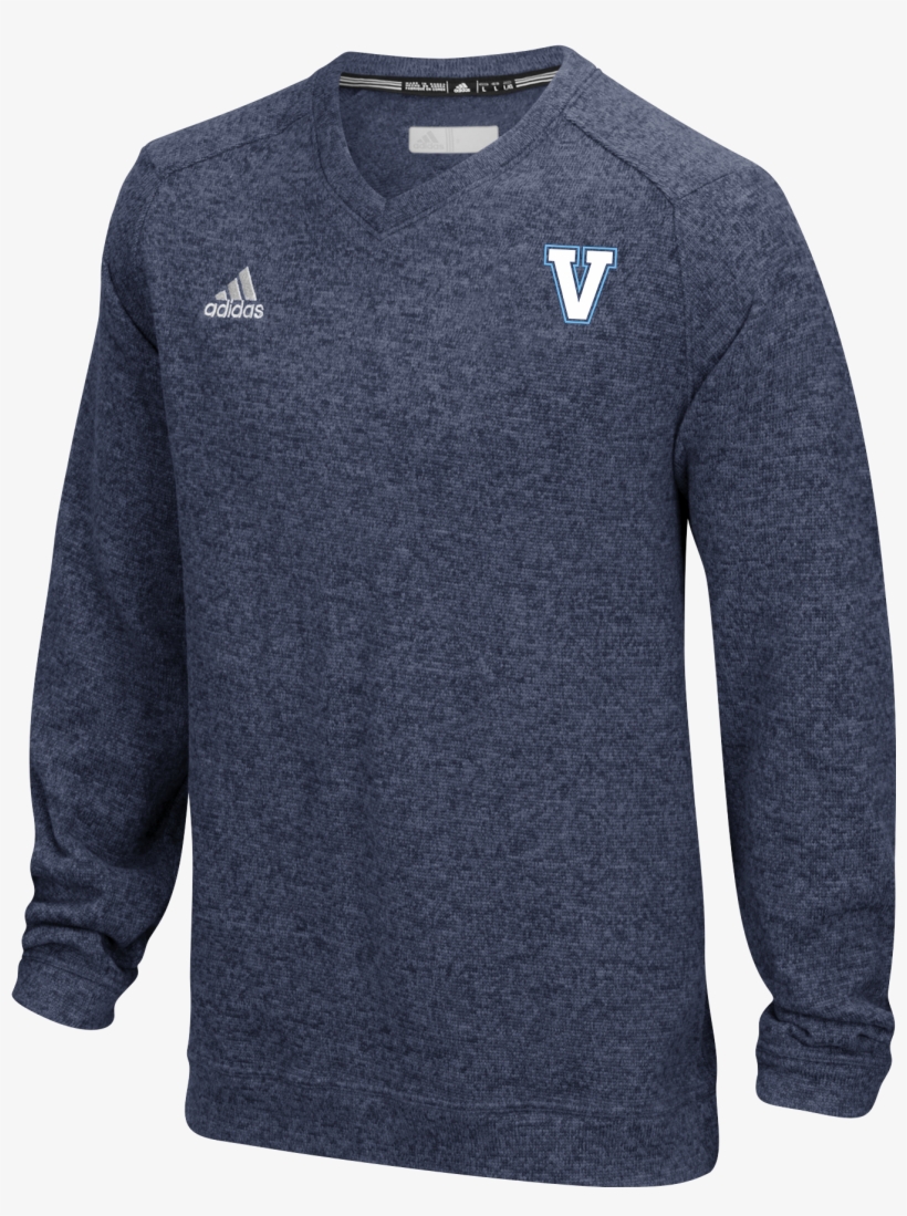 Adidas Sweater Vneck - Long-sleeved T-shirt, transparent png download