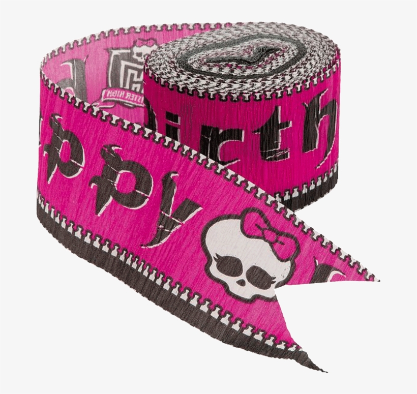 Monster High Crepe Paper Streamer - Monster High Party, transparent png download