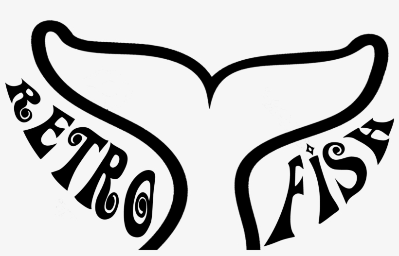 Retro Fish Logo - Illustration, transparent png download